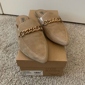 Steve Madden suede mule
